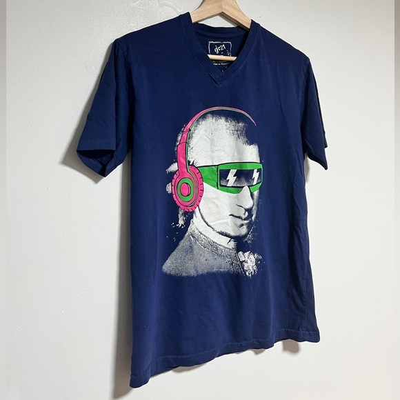 g:21 Graphic Tee Mozart DJ Headphones Shirt – Size Small - Picture 10 of 10